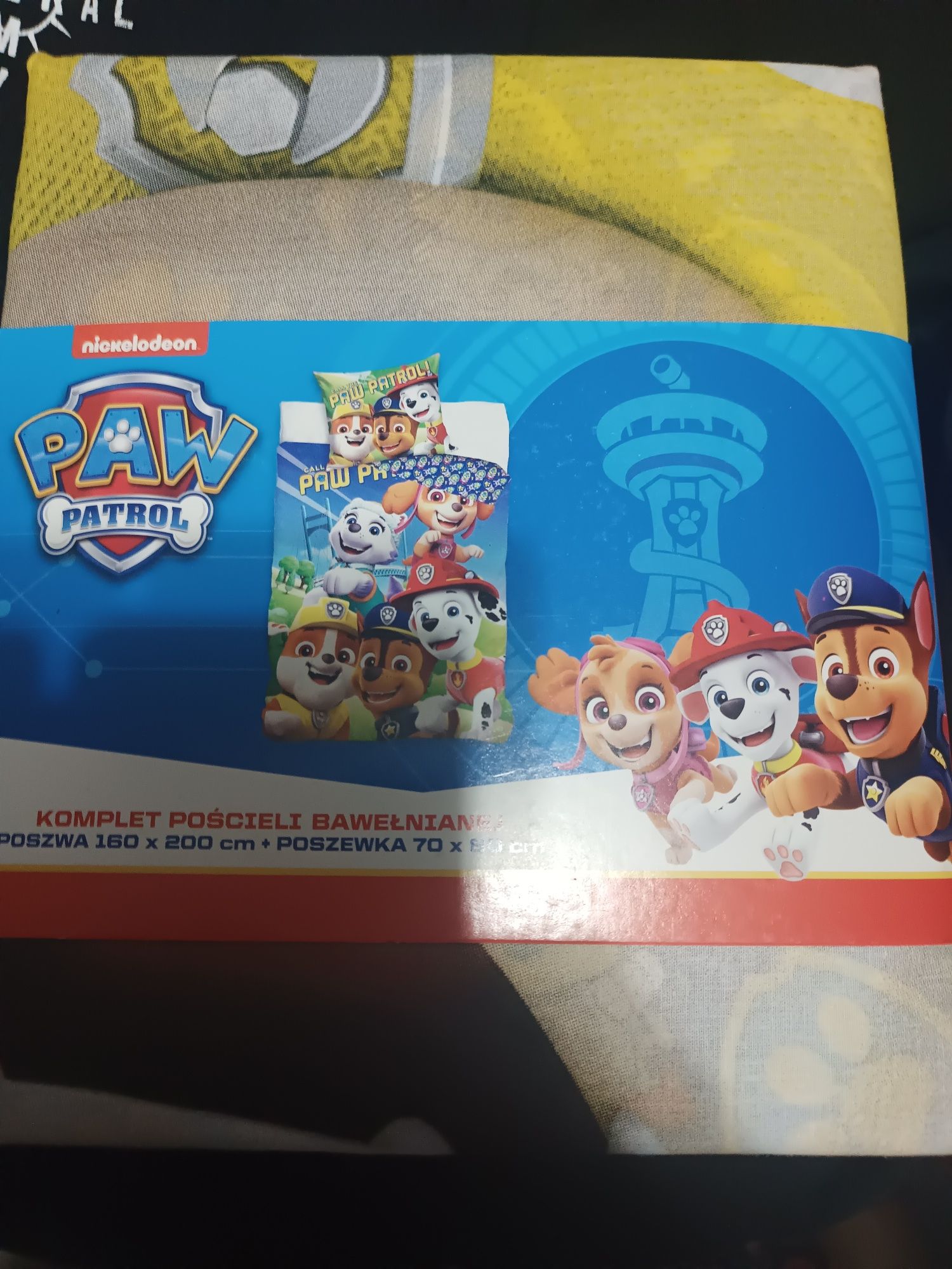 Nowy komplet pościeli Nickelodeon Psi patrol
