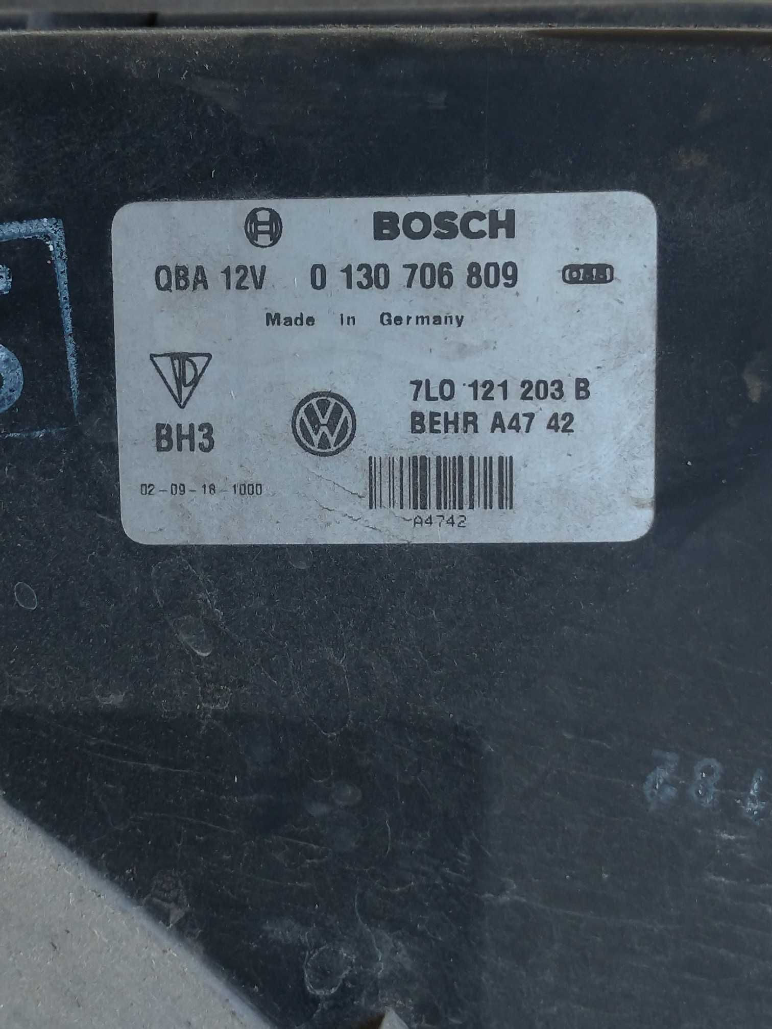 Radiador agua, ventilador original Bosch VW Touareg 3.2V6 AZZ.