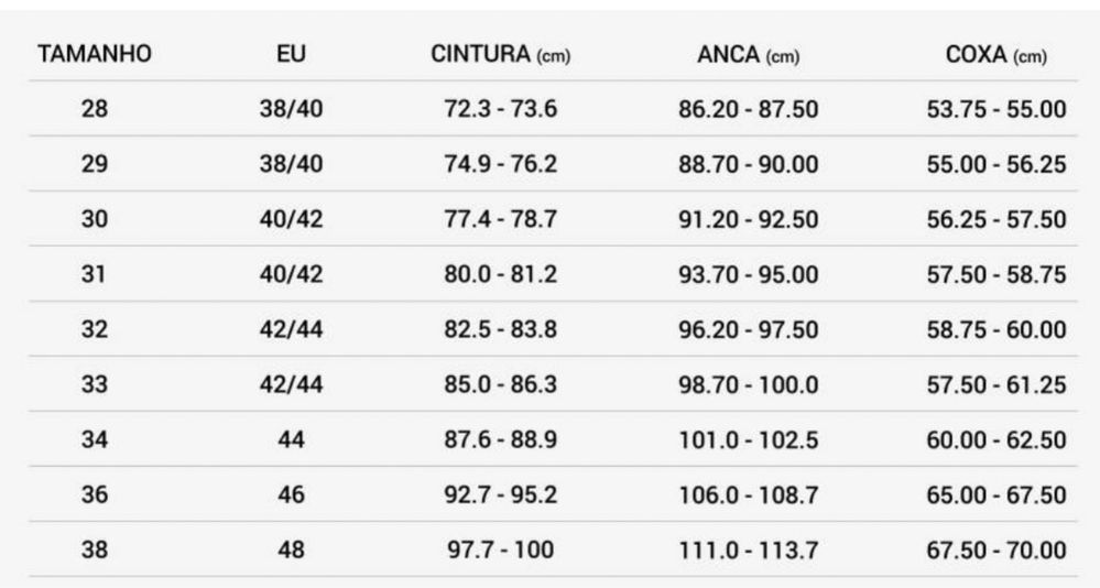 Calças ganga senhora levis 501 W28