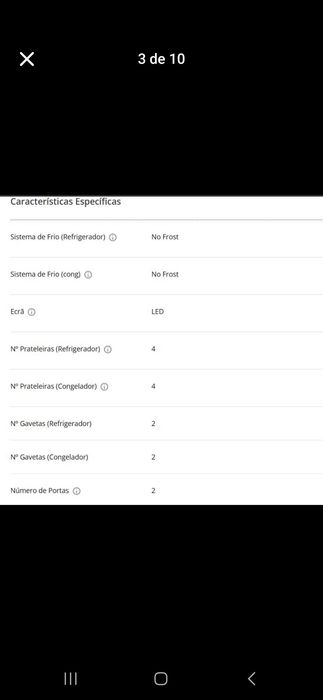 Frigorifico americano LG