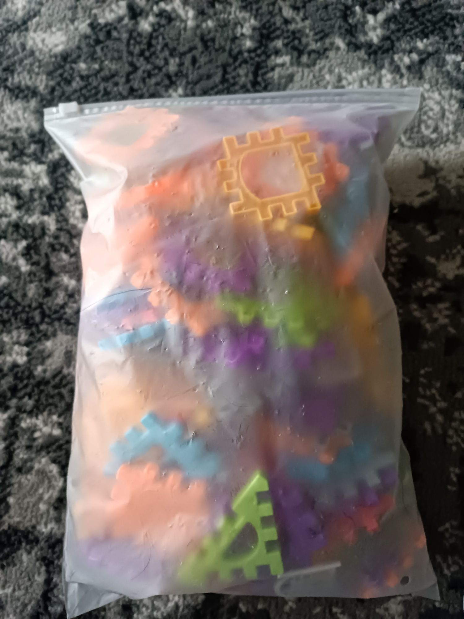 Klocki plastikowe, klocki wafle