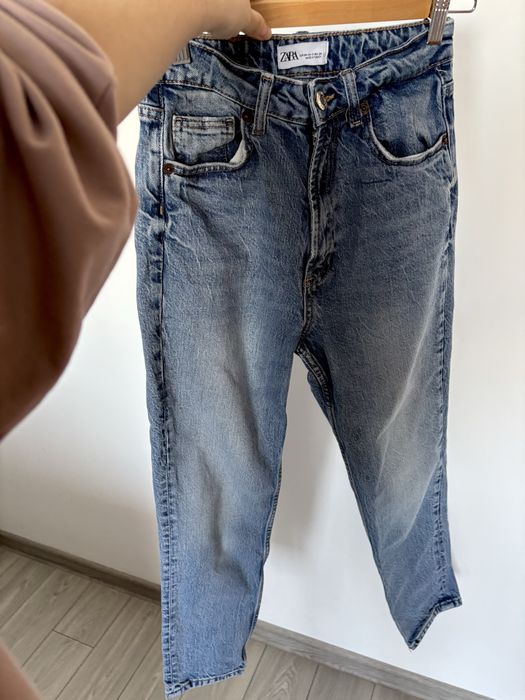 Джинси Zara mom jeans 34 XS жіночі