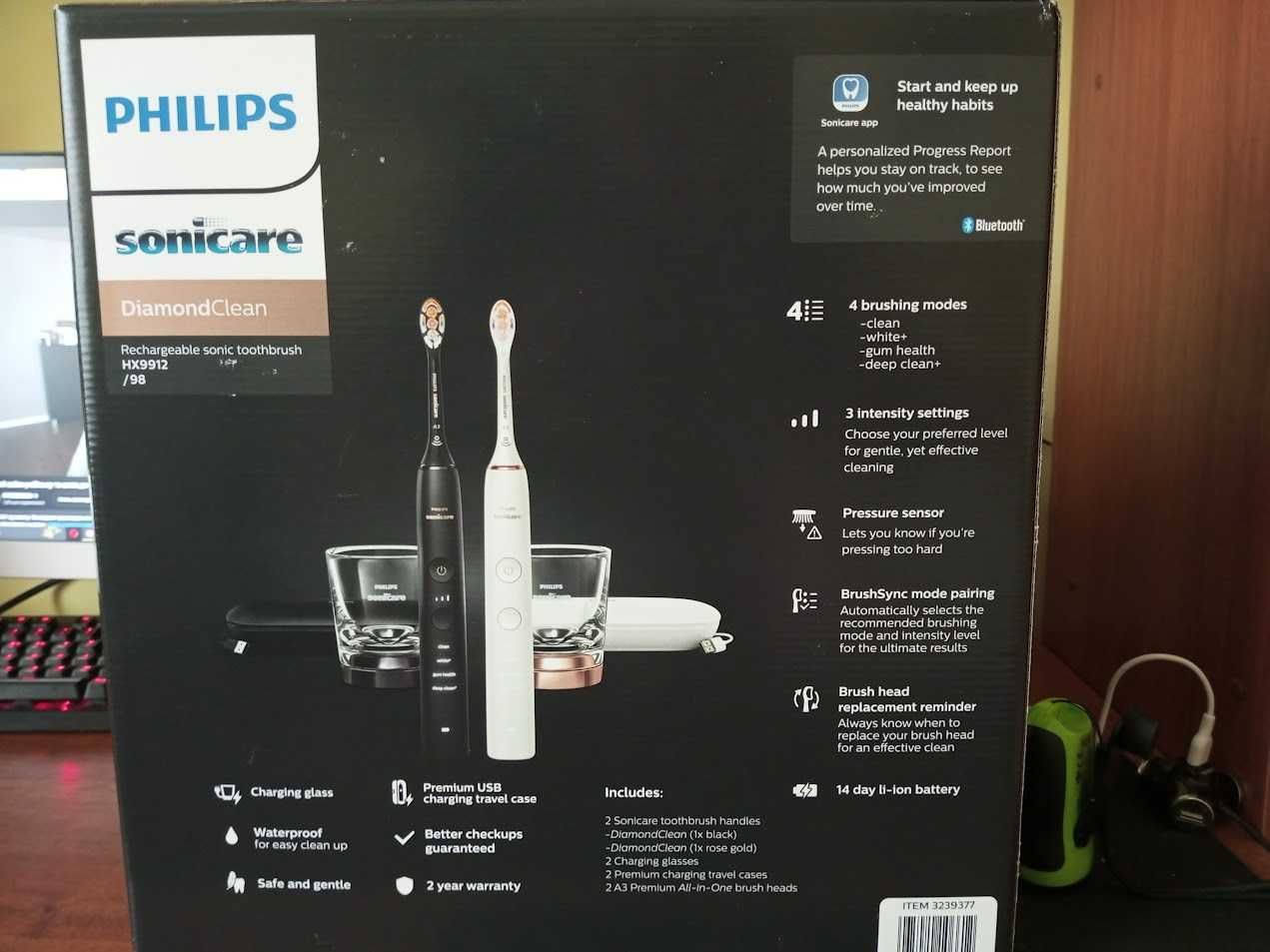 Philips series зубна електрично звукова щітка