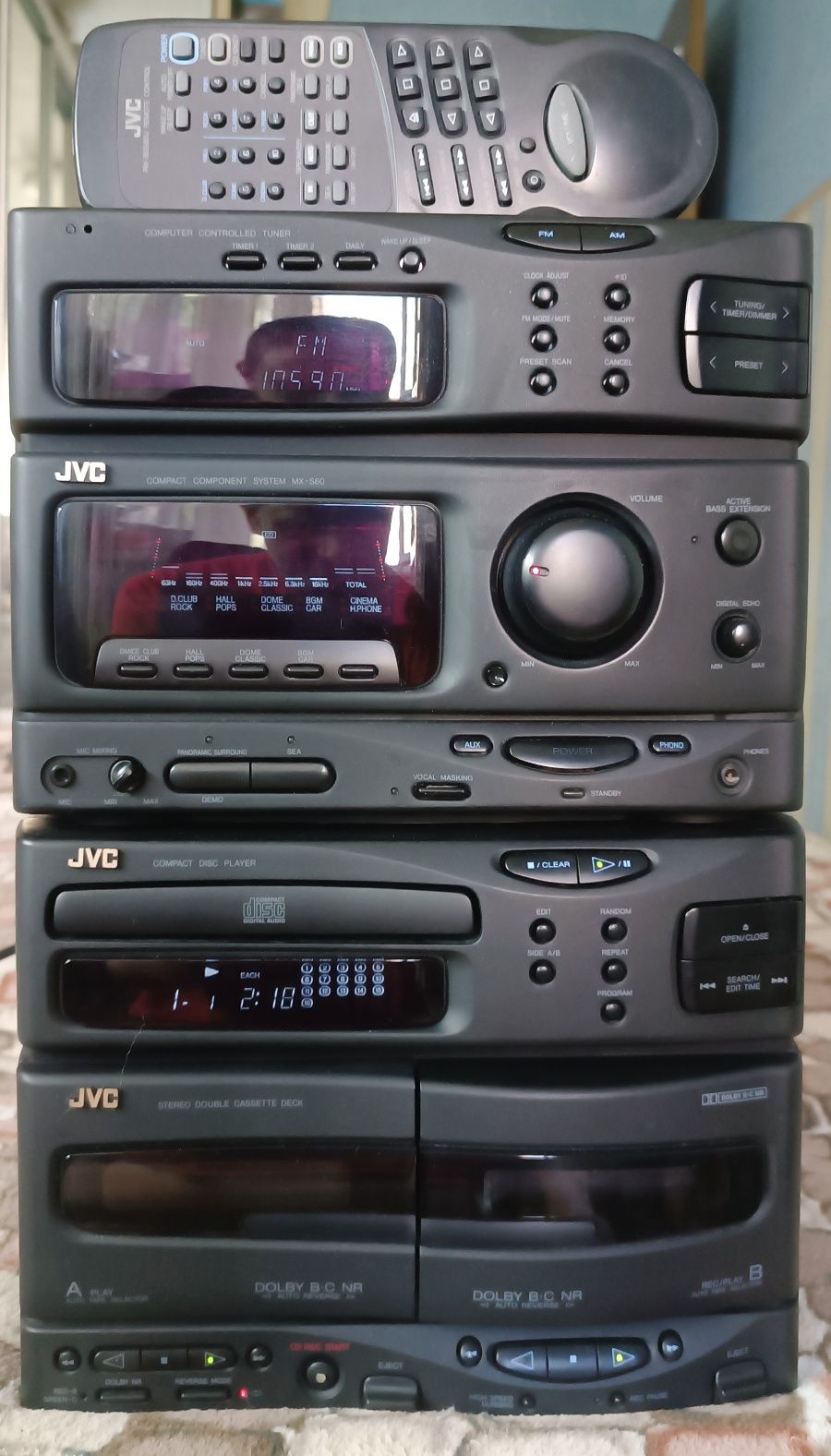 JVC CA-S60BK без колонок