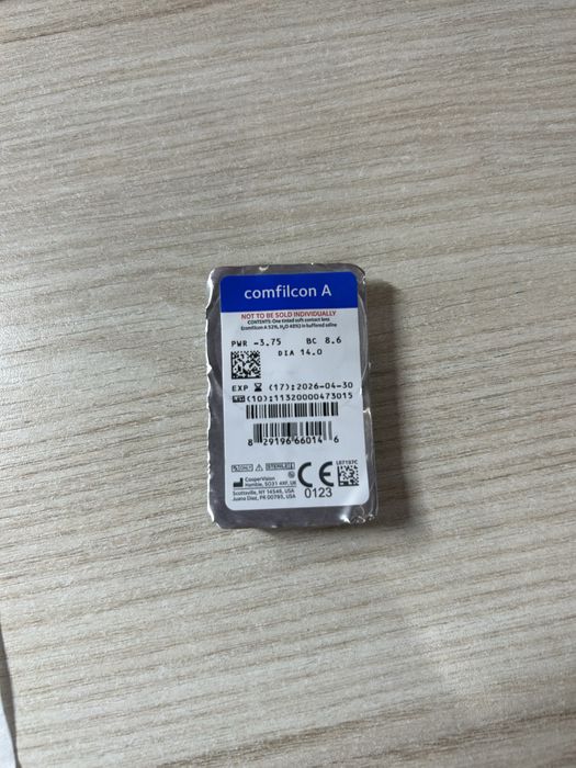 Soczewka miesieczna -3,75