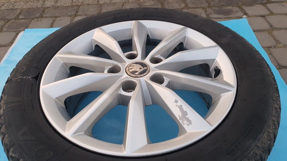 Komplet kół koła do skody octavia vw 5x112 felgi 16" oryginalne