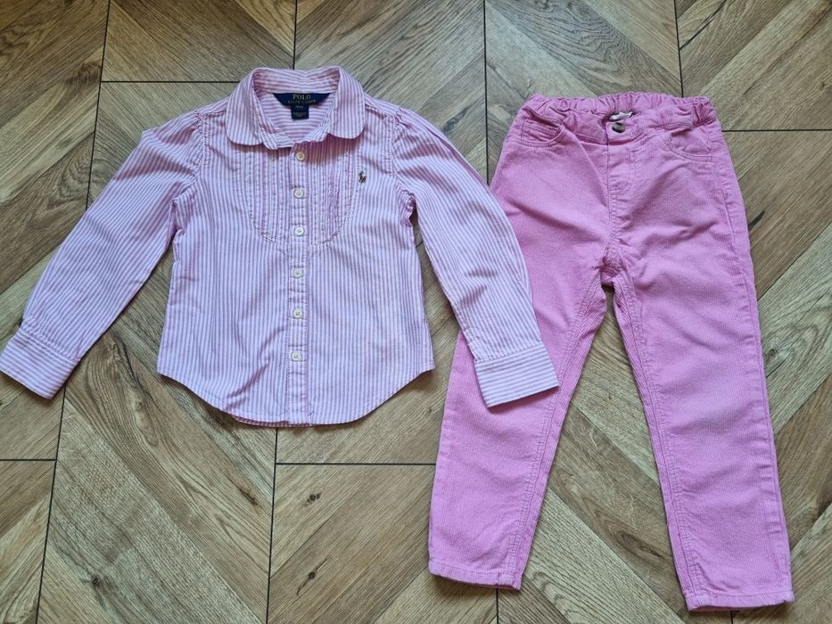 Paka zestaw ubranek dla dziewczynki Zara h&m 104