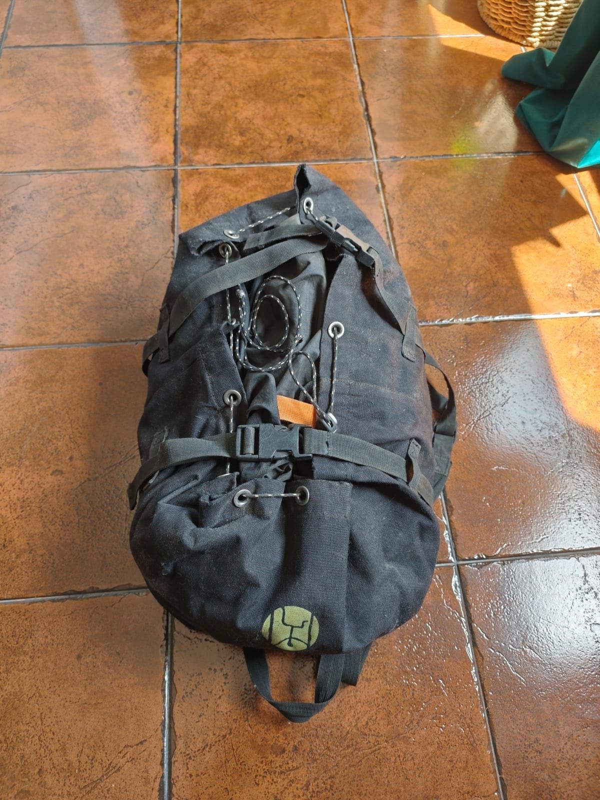 Corda de escalada com saco de transporte