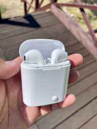 Słuchawki Bezprzewodowe Bluetooth i7 Białe Nowe
