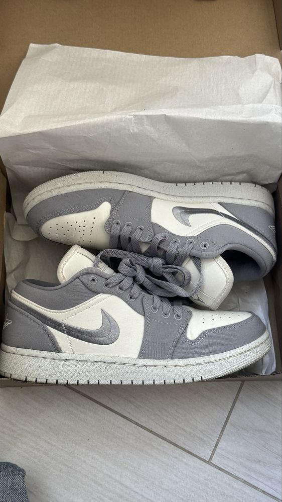 Кросівки Nike Air Jordan 1 Low Light Grey оригінал!