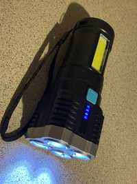 Latarka LED akumultorkowa USB
