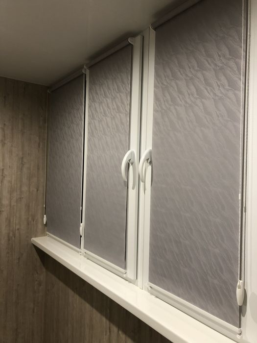 Рулонные шторы с точным замером. Жалюзи день ночь. Тканевые ролеты