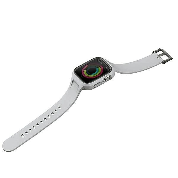 Zestaw UNIQ Monos 2 w 1 pasek + etui na Apple Watch 45 / 44 mm - szary