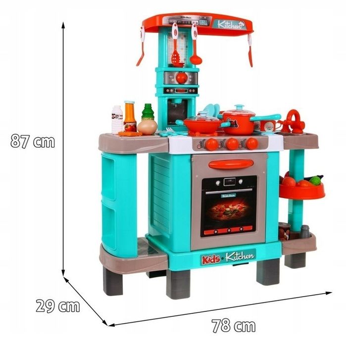 KUCHNIA DLA DZIECI - duża z dźwiękiem + akcesoria