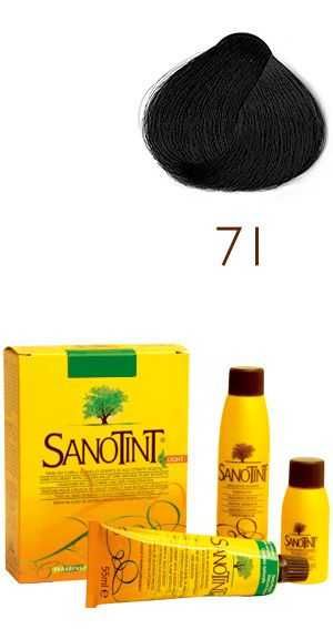 Farba do włosów SANOTINT SENSITIVE – 71 Czarny