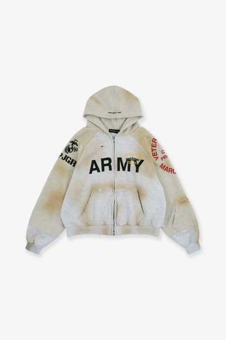 ‼️РОЗПРОДАЖ‼️ Зип худи Project GR ARMY кофта зіп худі opium distressed