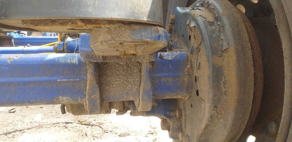 Oś przyczepa resor kilka sztuk BEBEN TARCZA  z transport osie naczepa