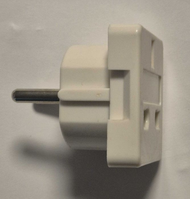 Adaptador de tomada de viagem Reino Unido para Europa
