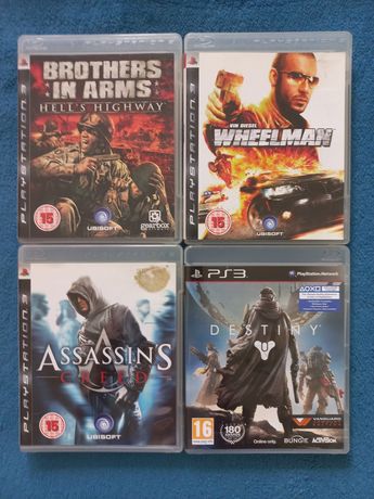 Gry ps3 Brothers in arms, Wheelman, Assassin's, Destiny