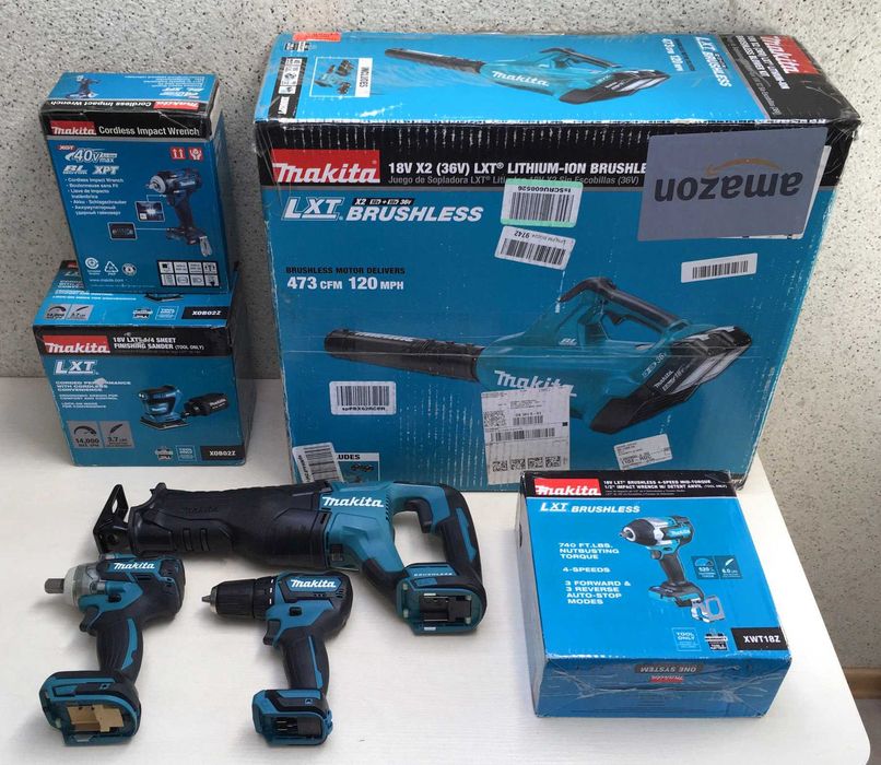 Оригинал Makita 18V 12V 40V Бесщеточный инструмент LXT CXT XGT