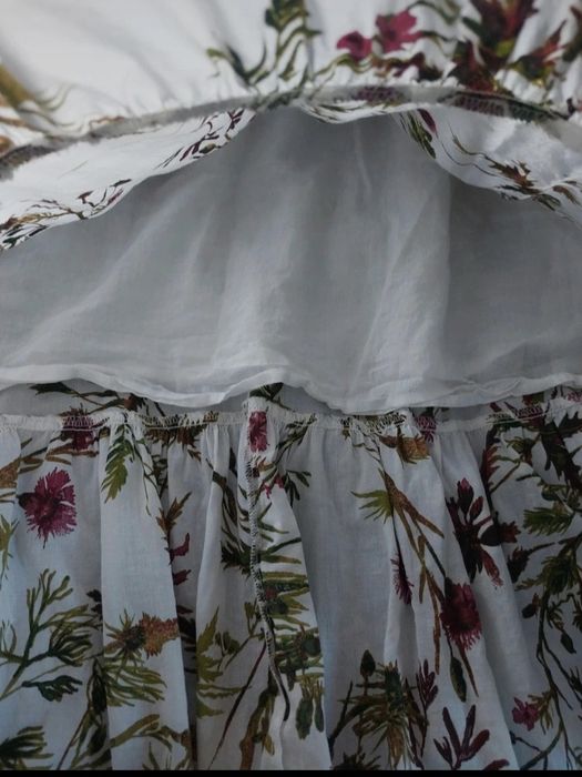 Śliczna boho sukienka, na lato sukieneczka maxi, polne kwiaty L,XL