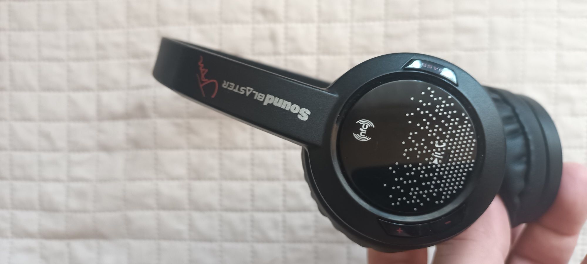 Sluchawki Soundblaster JAM Bluetooth, microUSB z mikrofonem