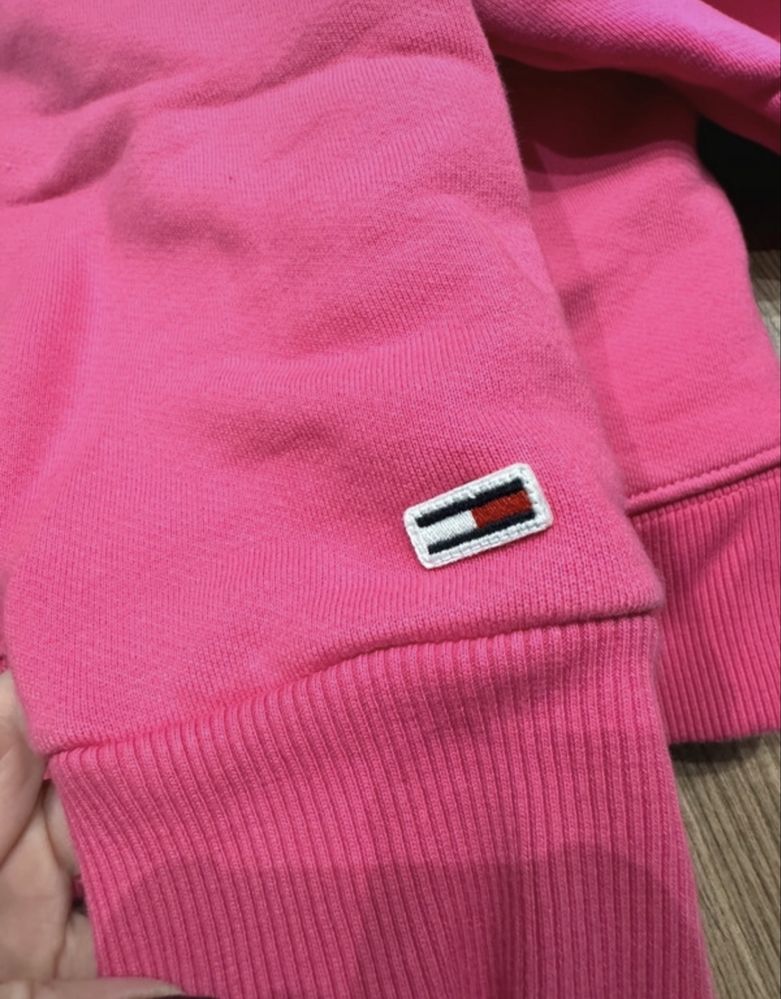 Tommy Jeans bluza różowa z kapturem świetna jak nowa S 449zl!