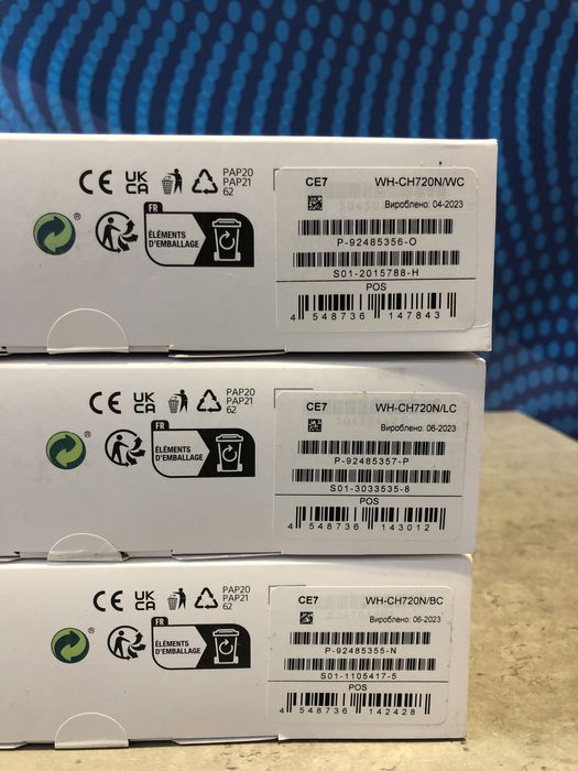 Навушники Sony WHCH720N Black/Blue/White/Pink • Нові!