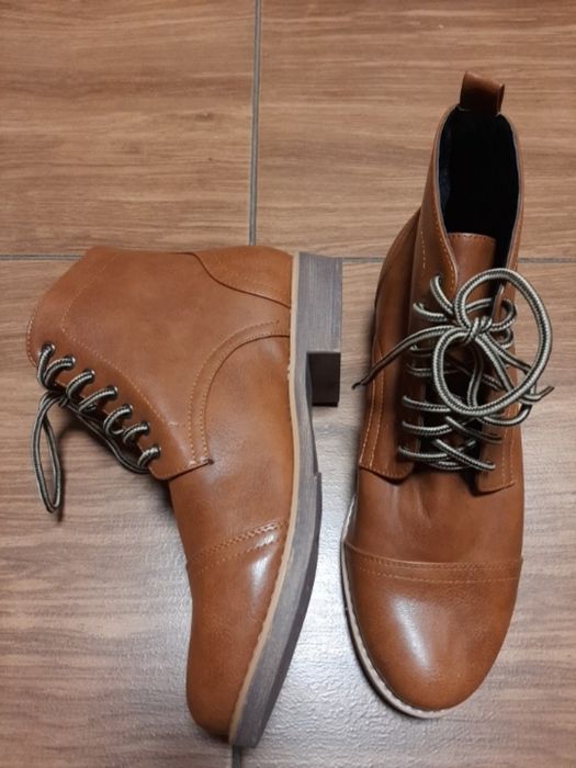 Високі ботінки екошкіра