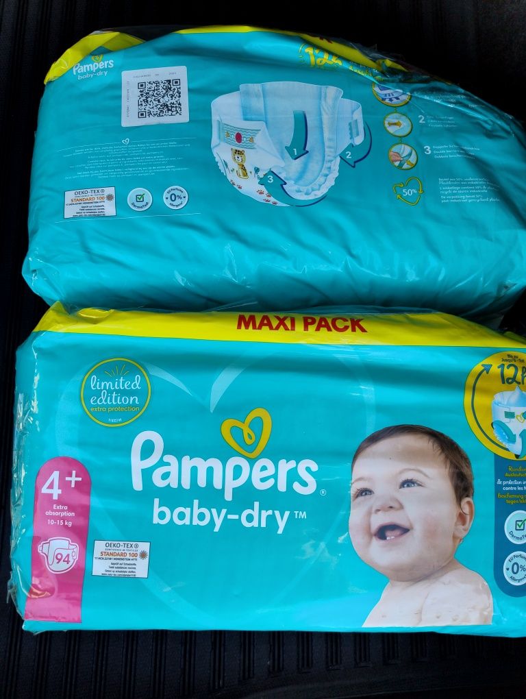 Підгузники Pampers 4+ 183 шт. Німеччина.