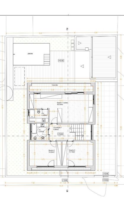 Lote com 300m2 com projecto aprovado.