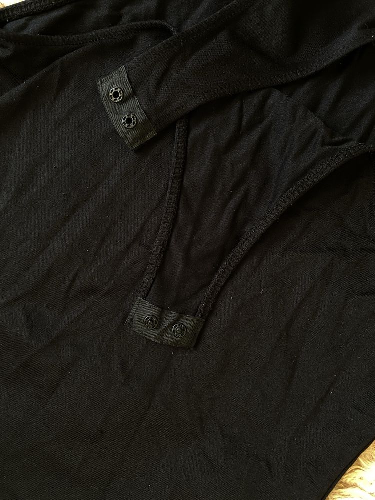 Чорний безшовний боді майка Zara
