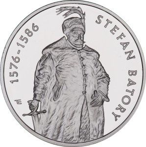 Moneta srebrna Batory półpostać 10 zł, 1997 rok