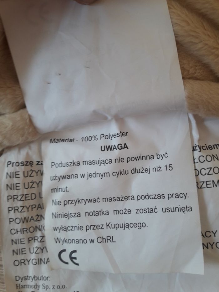 Poduszka masujaca Shitasu Harmedy