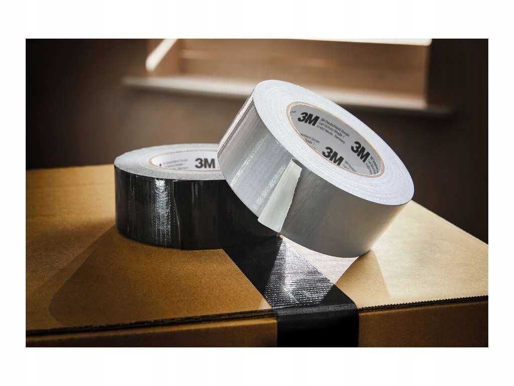 3M Duct Tape Extra Strong taśma naprawcza bardzo mocna czarna 50mm 45m