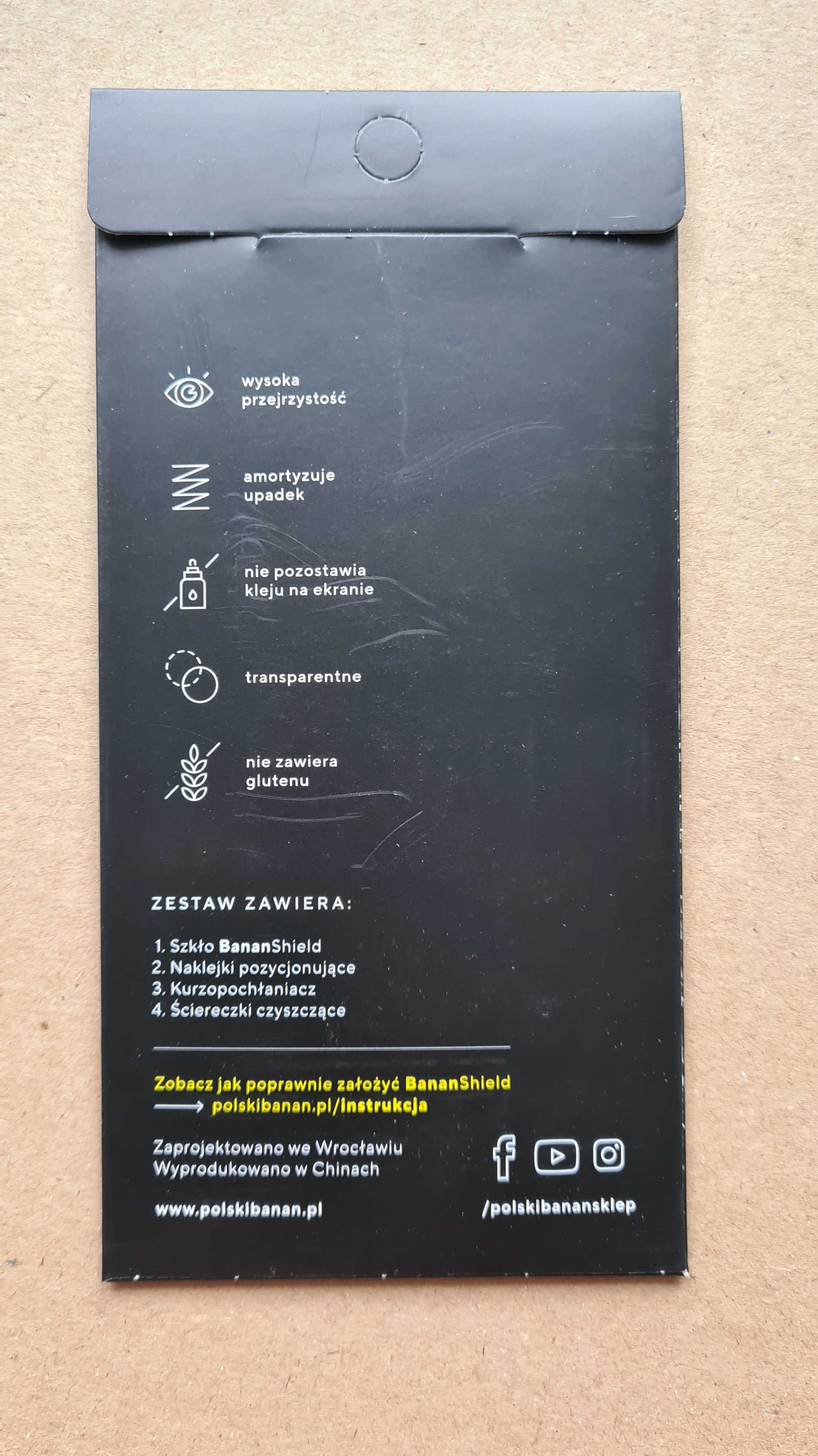 Szkło hartowane iPhone - BananShield