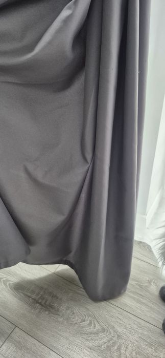 2szt. Szare zasłonki cyrkonie