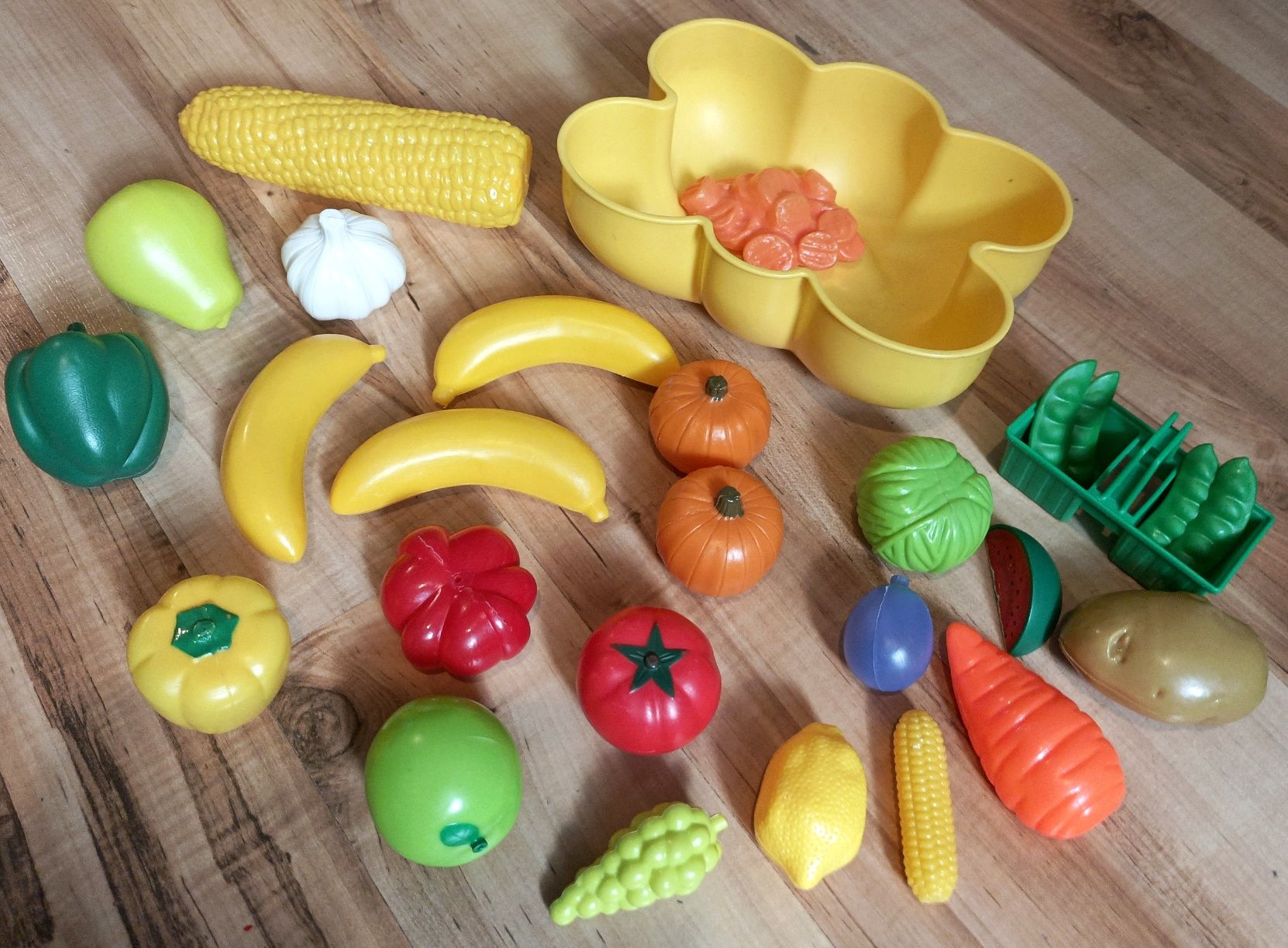 26 szt. Zestaw warzywa i owoce dla dzieci