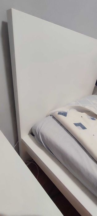 Cama 90×200 com estrado+colchão