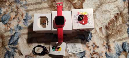 Elari Kid phone Fresh Red - дитячий годинник-телефон з GPS та кнопкою