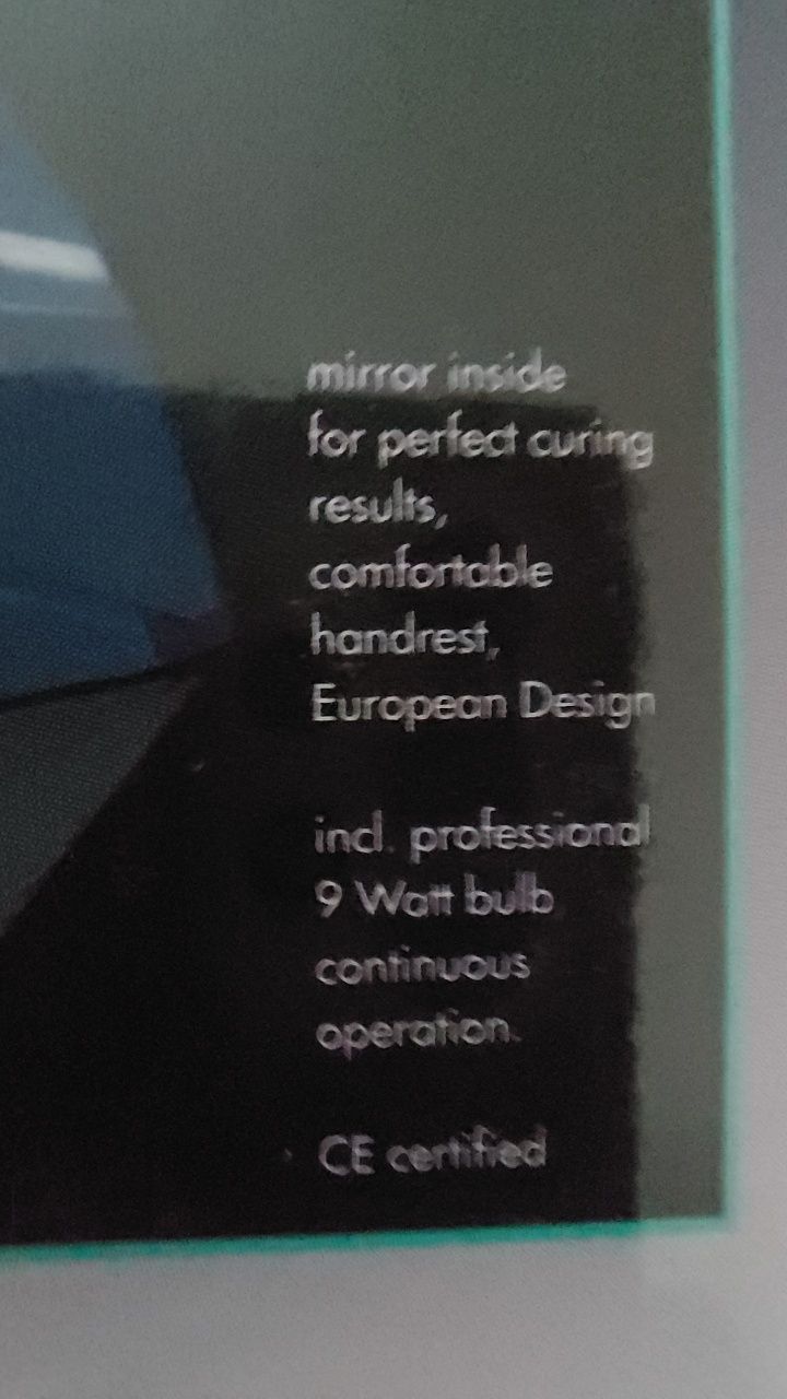 Lampa UV 9 wat do paznokci mała poręczna