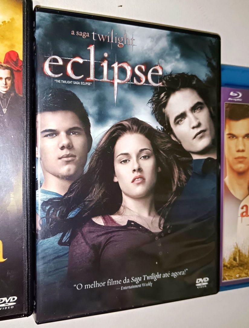 3 DVD + Blu-ray Twilight saga