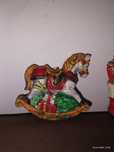 Ornament Santa Trim Koń na Biegunach 3D