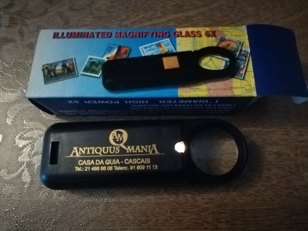 Lentes Com Luz Incorporada a Pilhas Caixa Revenda