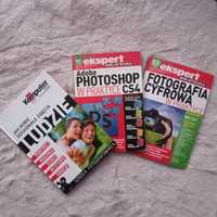 Zestaw 3 książek: fotografia cyfrowa i photoshop CS4 w praktyce
