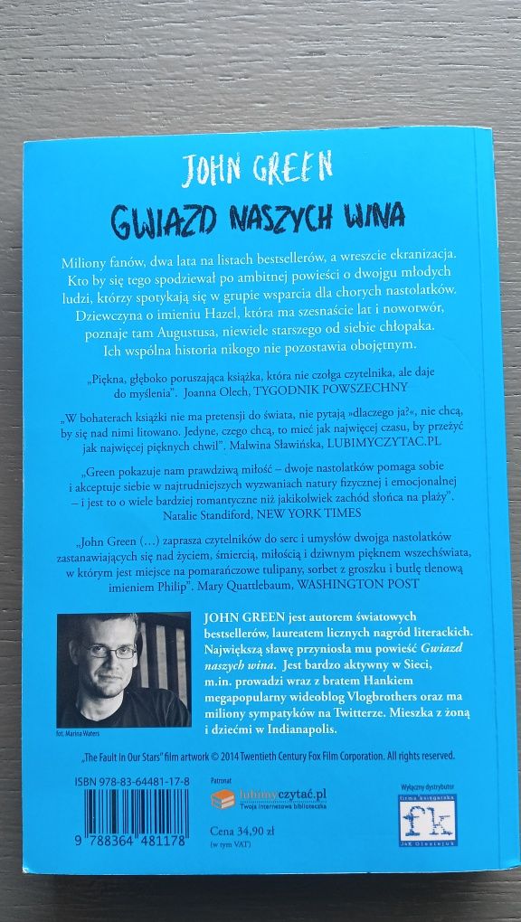 Gwiazd naszych wina John Green