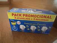 Difusor anti mosquitos Raid triplo ambiente casa