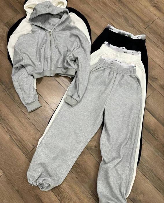 Спортивный костюм женский худи штаны топ кофта зипка zara calvin klein