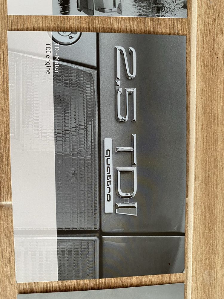 40 Postais Historia da AUDI + Placa Metalica