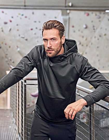 Худи, спортивная толстовка Tee Jays 5600 Black+110 Flexfit cargo ways